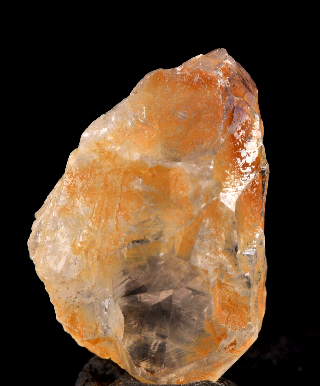 pink satyaloka region quartz with rare amethyst hue sat-chit ananda #7564