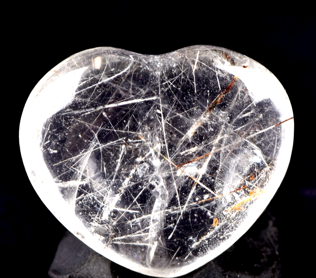 Satyaloka    quartz  rutile heart synergy 12 high frequency quartz   #7688