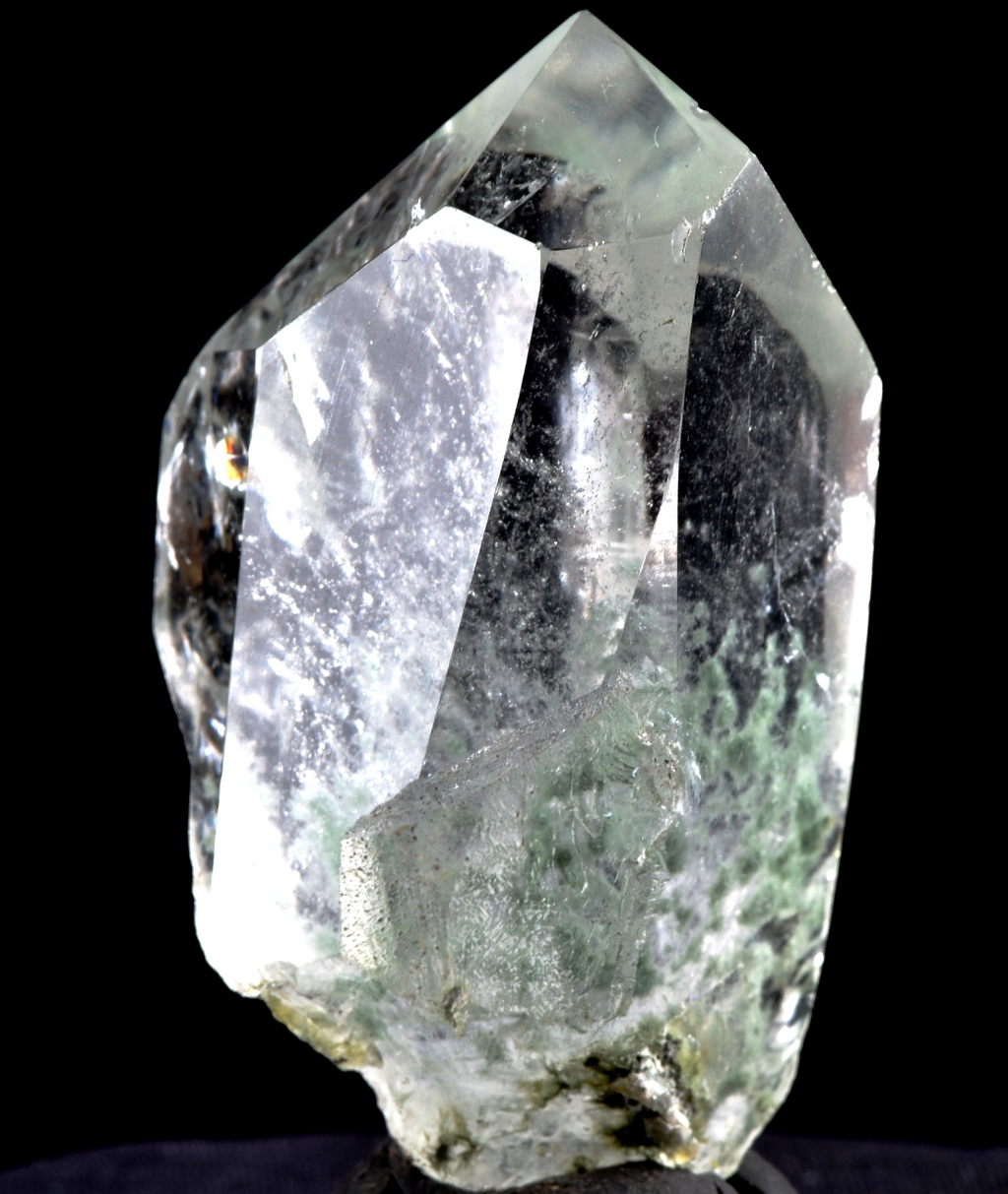 Himalayan cool green world crystal lodolite garden scrying meditation #8098