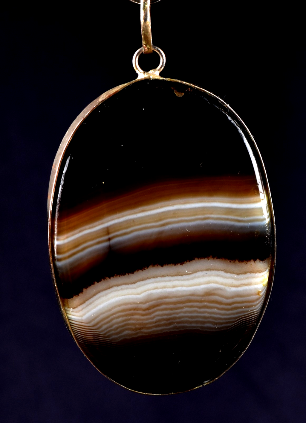 Sulemani ''evil eye'' mystic stone pendant  luck wealth protection shaman  #7993