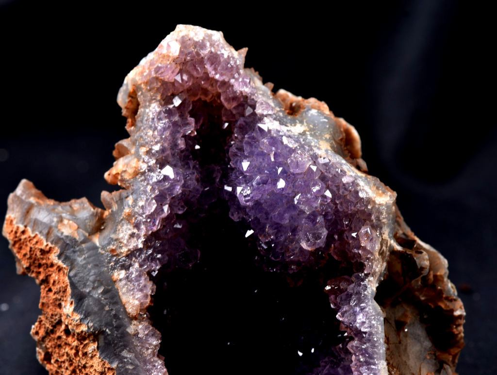 Amethyst pseudomorph   Far-infrared radiation negative ion emission  # 8186