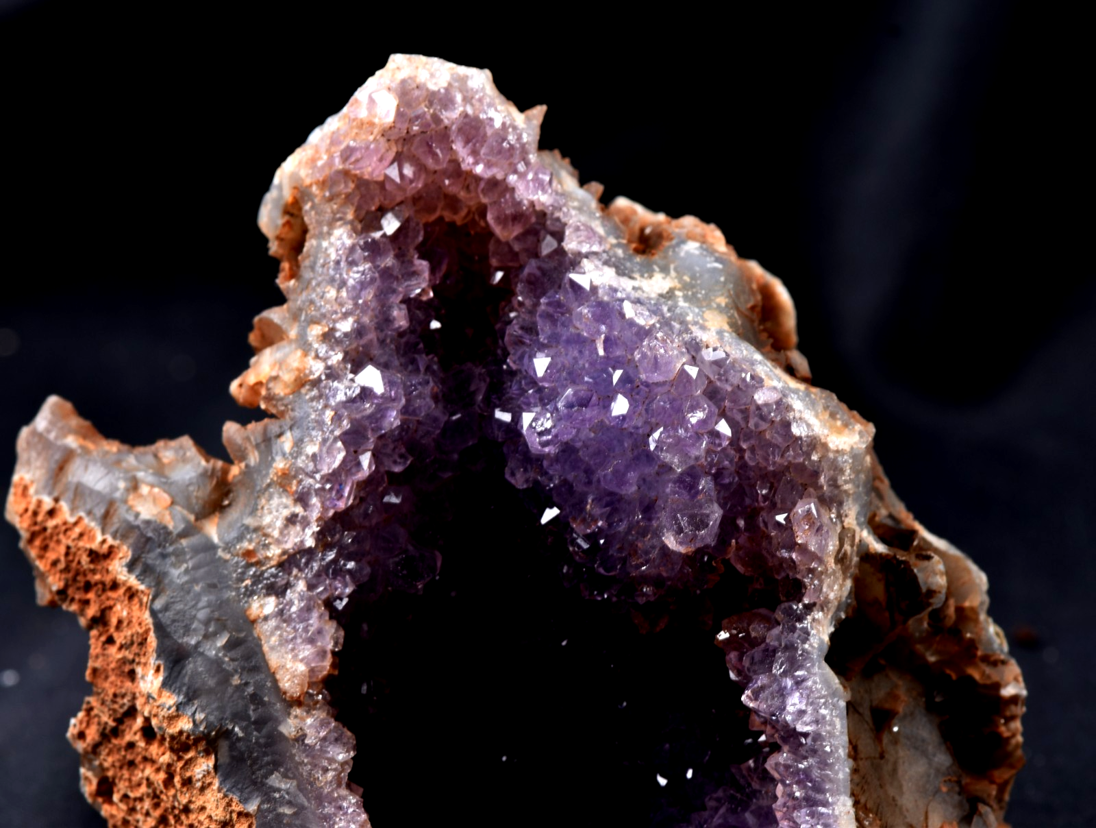 Amethyst pseudomorph   Far-infrared radiation negative ion emission  # 8186