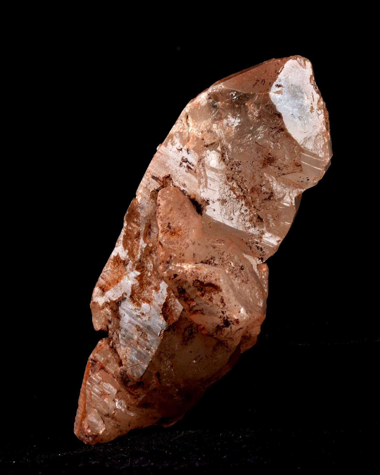 Himalayan golden  Scalar ice quartz crystal nirvana gwindel,  rainbows  #7824