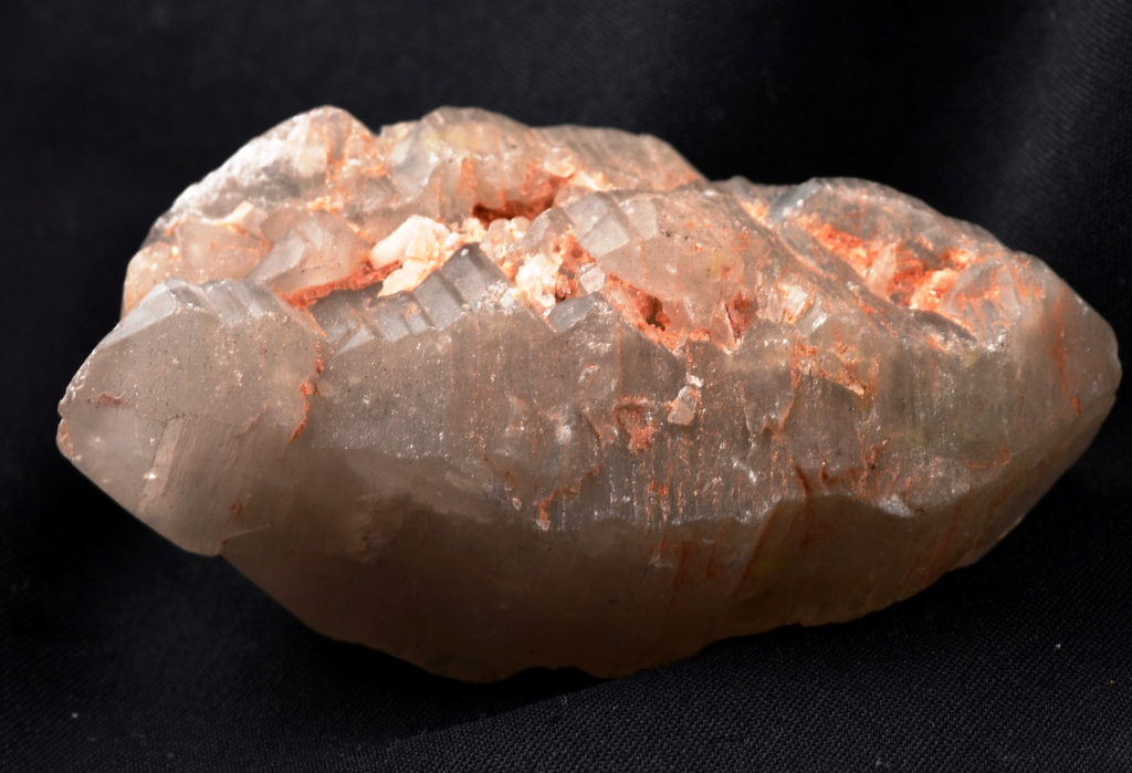 Himalayan golden  Scalar ice quartz crystal nirvana gwindel,  rainbows  #7824