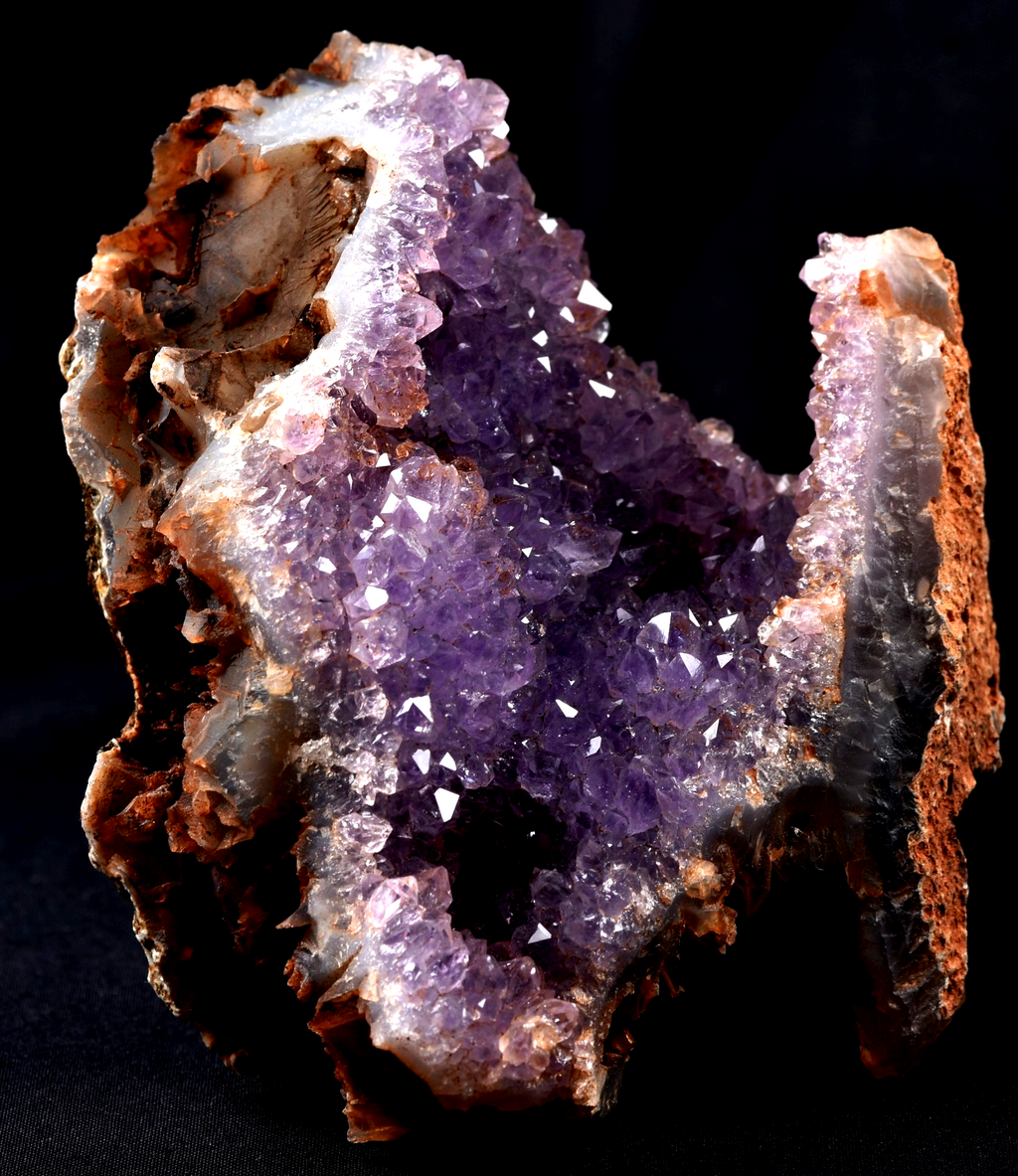 Amethyst pseudomorph   Far-infrared radiation negative ion emission  # 8186