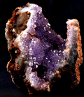 Amethyst pseudomorph   Far-infrared radiation negative ion emission  # 8186