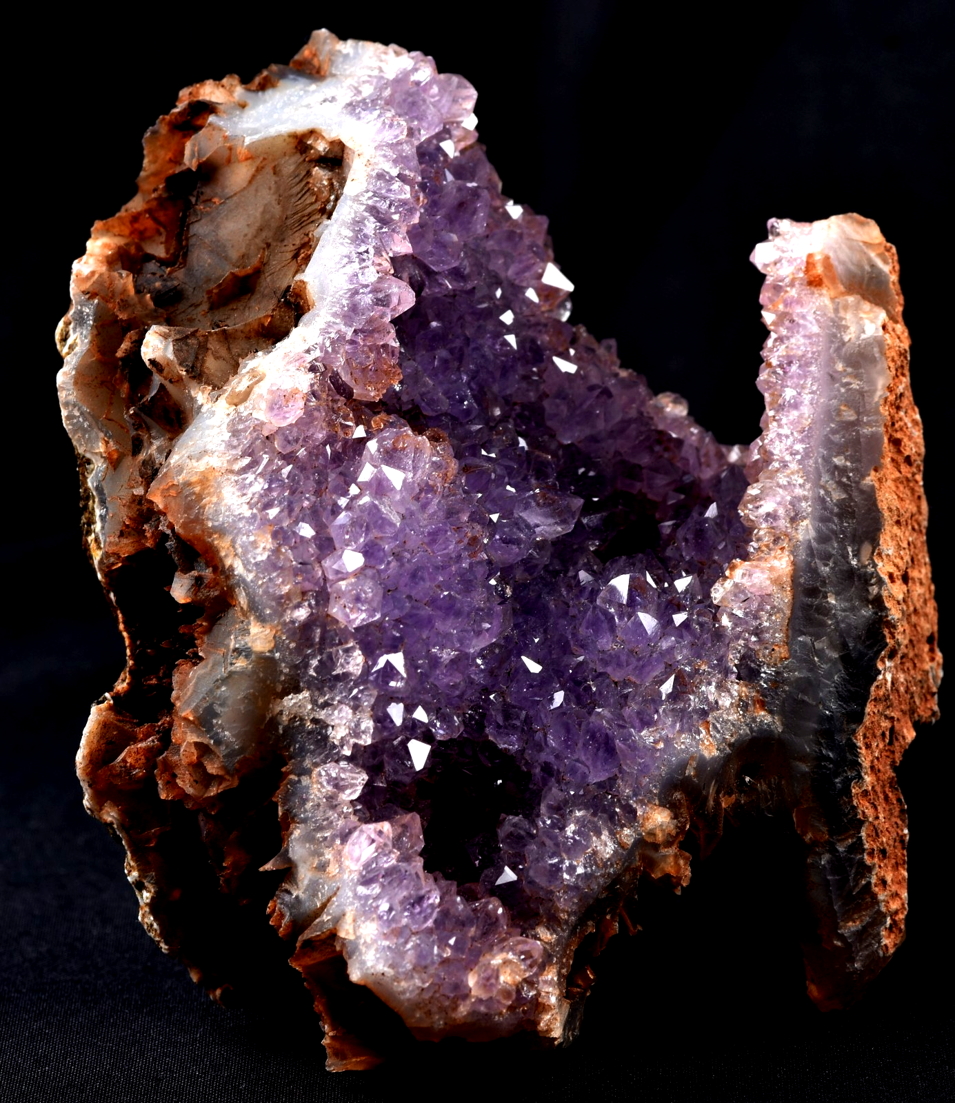Amethyst pseudomorph   Far-infrared radiation negative ion emission  # 8186
