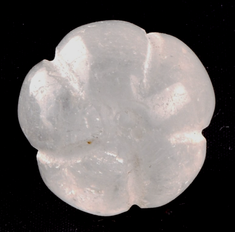 old Himalayan lemurian melon bead  essence of soul mate wisdom of Himalaya #8283