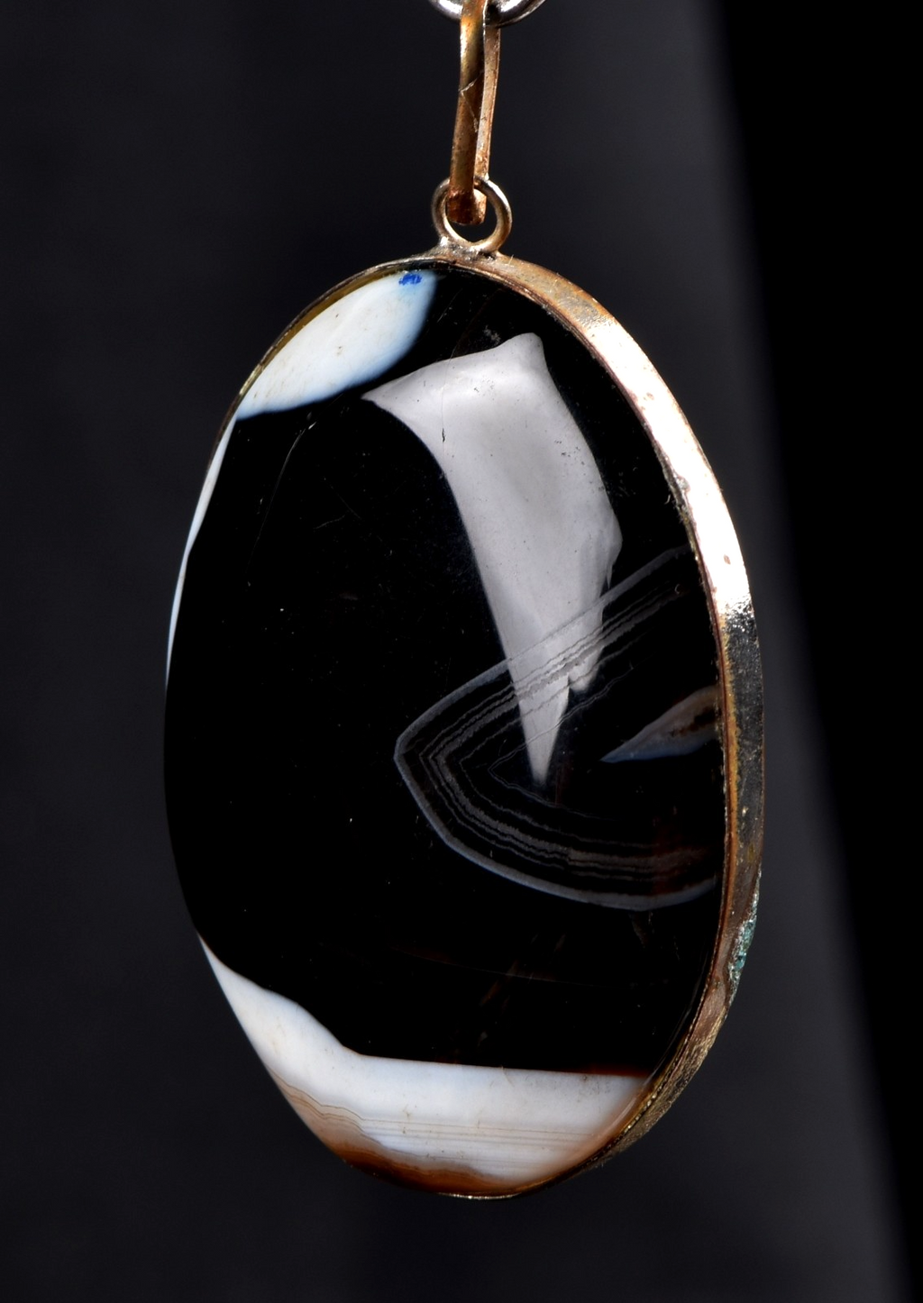 Sulemani ''evil eye'' mystic stone pendant  luck wealth protection shaman  #8217