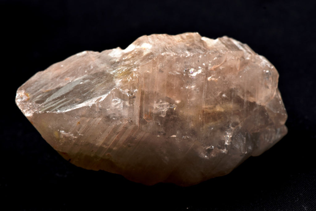 Himalayan golden  Scalar ice quartz crystal nirvana gwindel,  rainbows  #7824