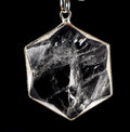 satyaloka Quartz Hexagonal Star Pendant with Phenomenal Energy |  7977