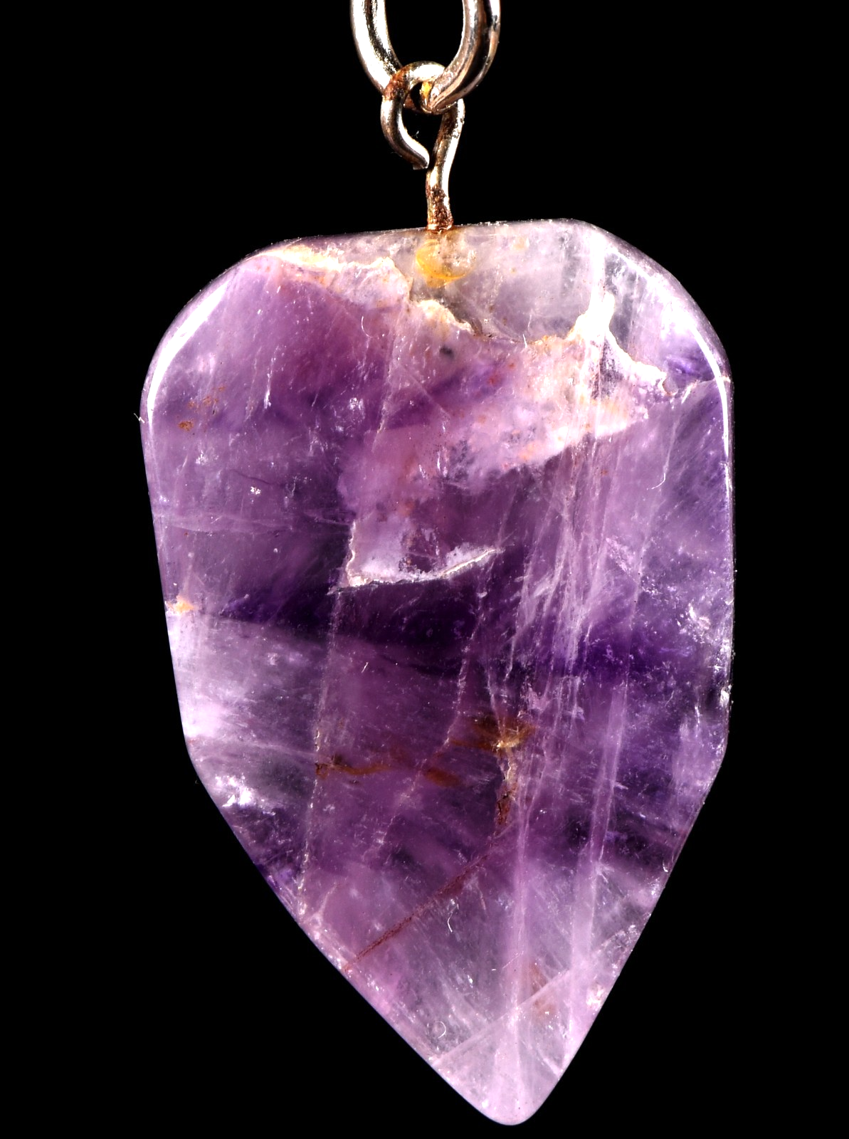 Amethyst  pendant supporting a healthy sleep cycle reflects negativity  # 8013