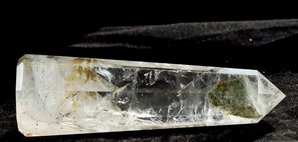 Himalayan  green chlorite obelisk purifying, detoxifying cleanse the aura, #7423