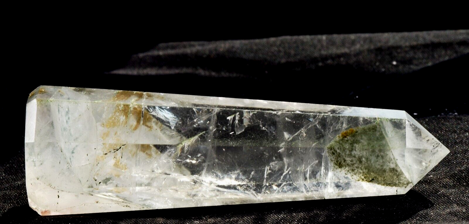 Himalayan  green chlorite obelisk purifying, detoxifying cleanse the aura, #7423