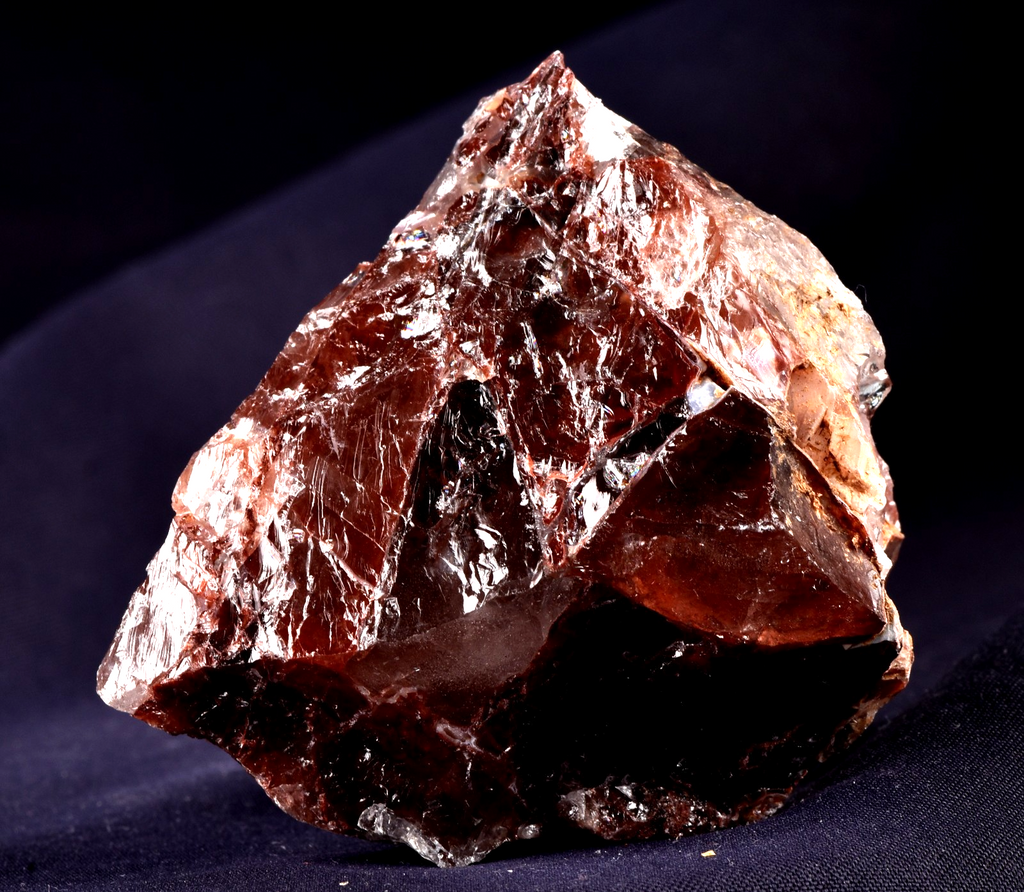 Himalayan Red Azeztullite  agnitite crystal  infusion of divine fire #8163