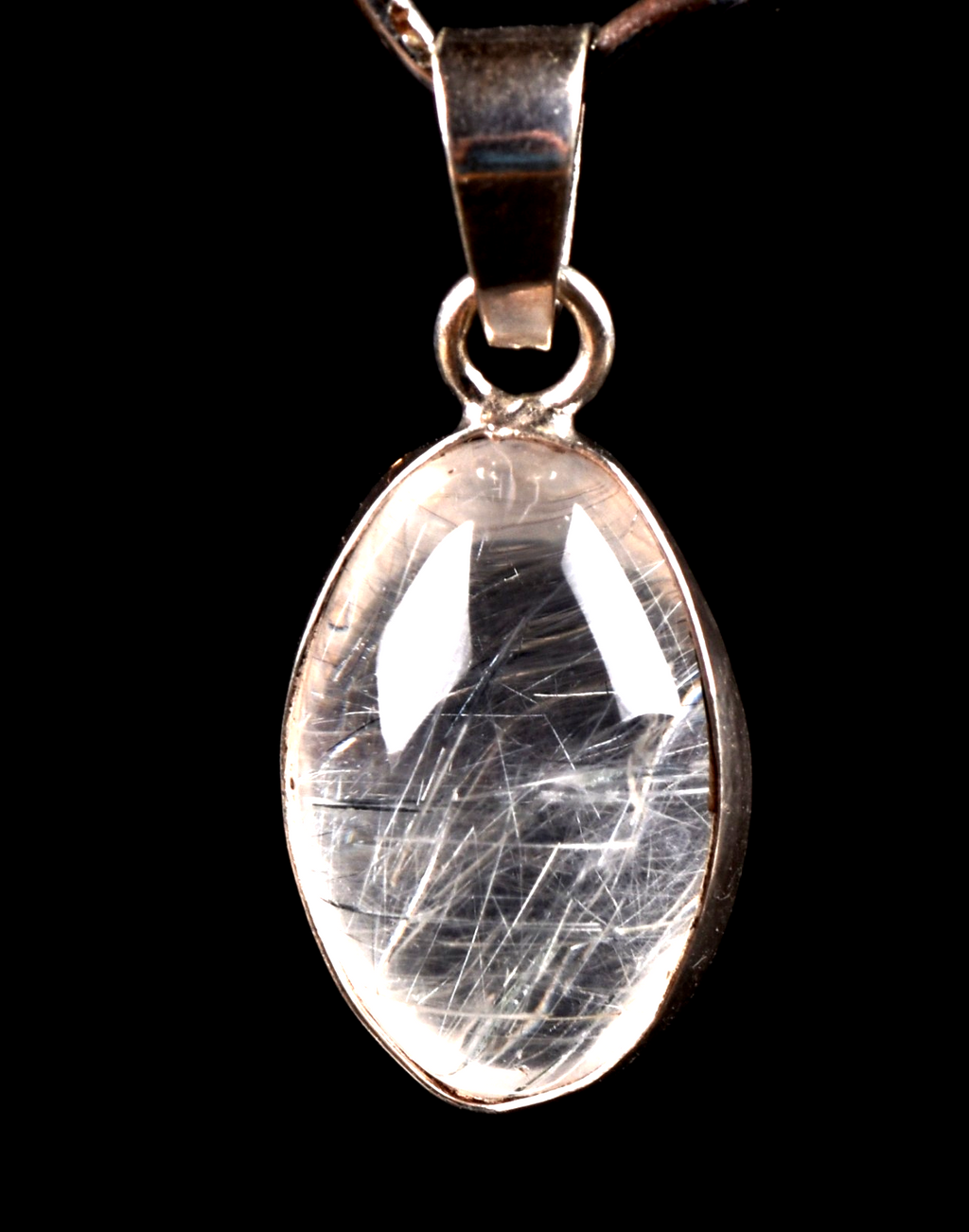 satyaloka   quartz  scrying  tiny rutile lingam meditation fairies  # 7843