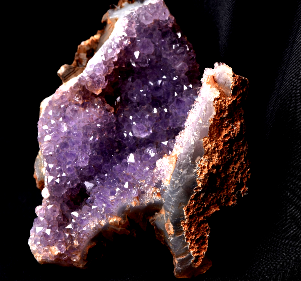 Amethyst pseudomorph   Far-infrared radiation negative ion emission  # 8186
