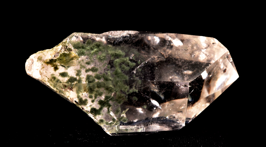Himalayan cool green world crystal lodolite garden scrying meditation #8098