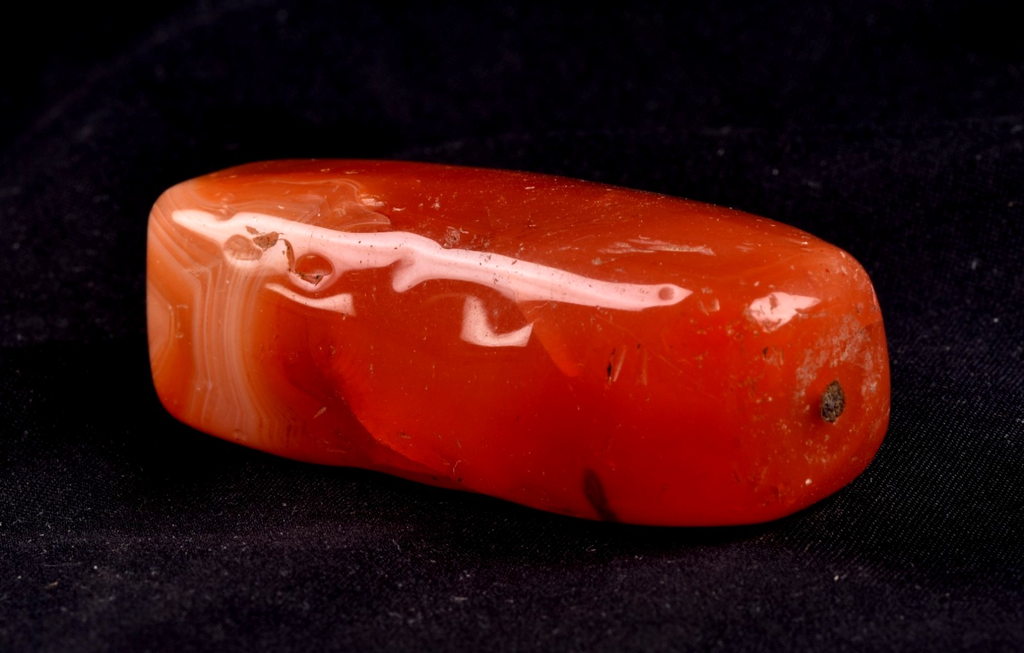 old  pema raka carnelian  sulemani  dzi/bhaisajyaguru/ senctified bead  #8054