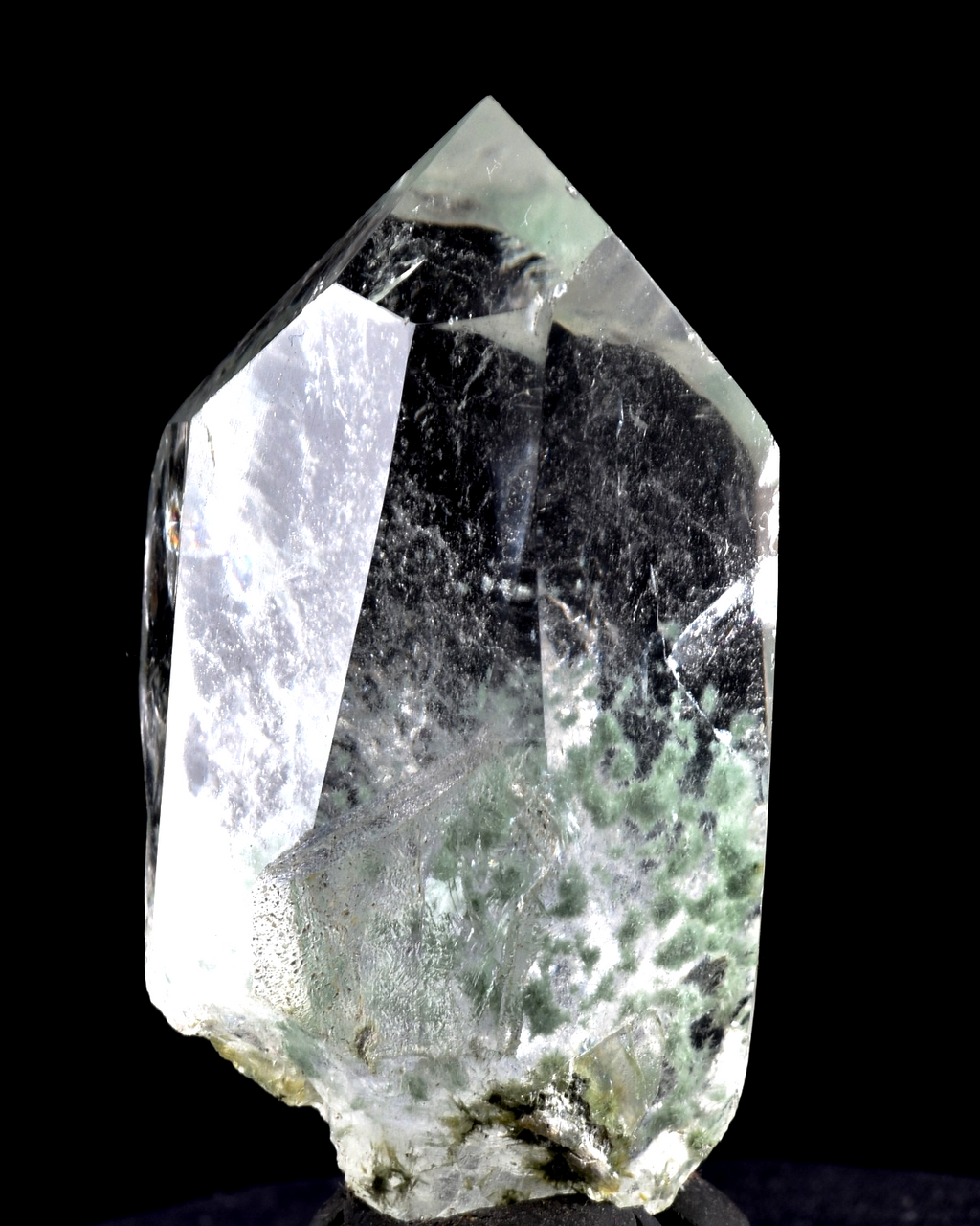Himalayan cool green world crystal lodolite garden scrying meditation #8098