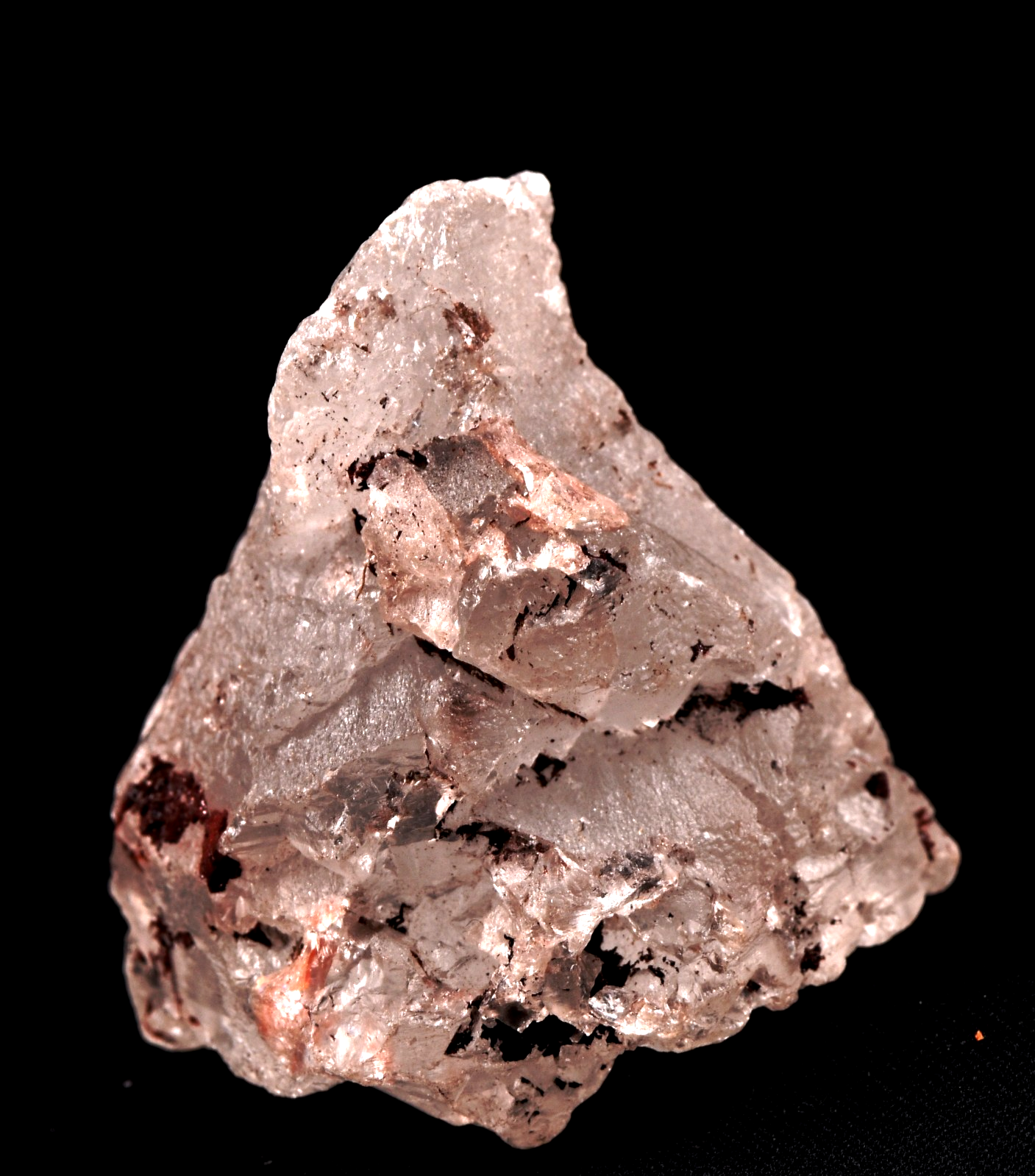 white Nirvana quartz Himalayan ice quartz , growth interference quartz # 8166