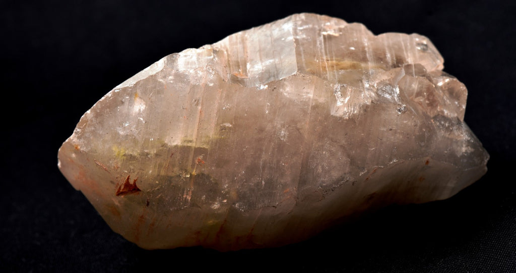 Himalayan golden  Scalar ice quartz crystal nirvana gwindel,  rainbows  #7824