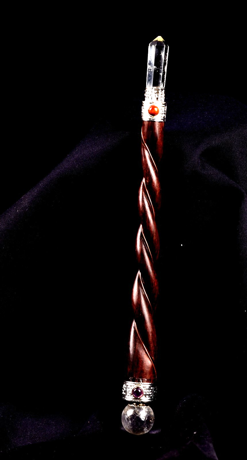 Satyaloka region  rosewood generator wand    synergy 12 high frequency # 8136