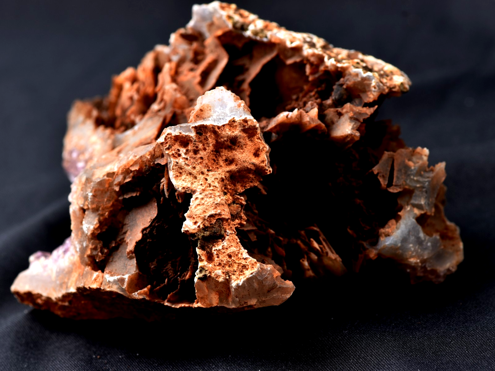 Amethyst pseudomorph   Far-infrared radiation negative ion emission  # 8186