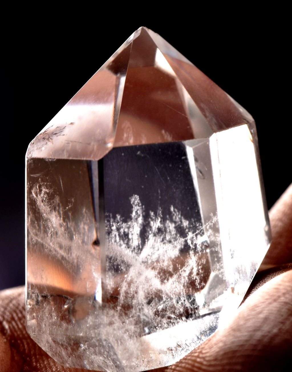 Himalayan manifestation    devic ,mirror  fairies scrying meditation quartz#8265