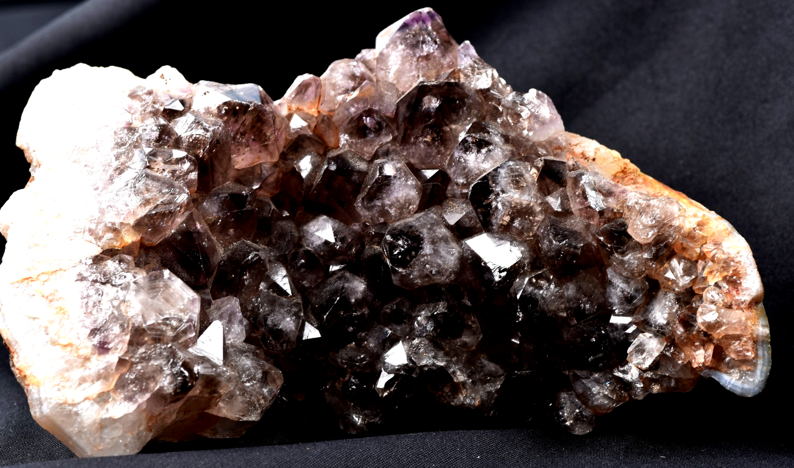 Rare Turkish  Dark  Amethyst Crystal Cluster Therapeutic Energy happiness # 8187
