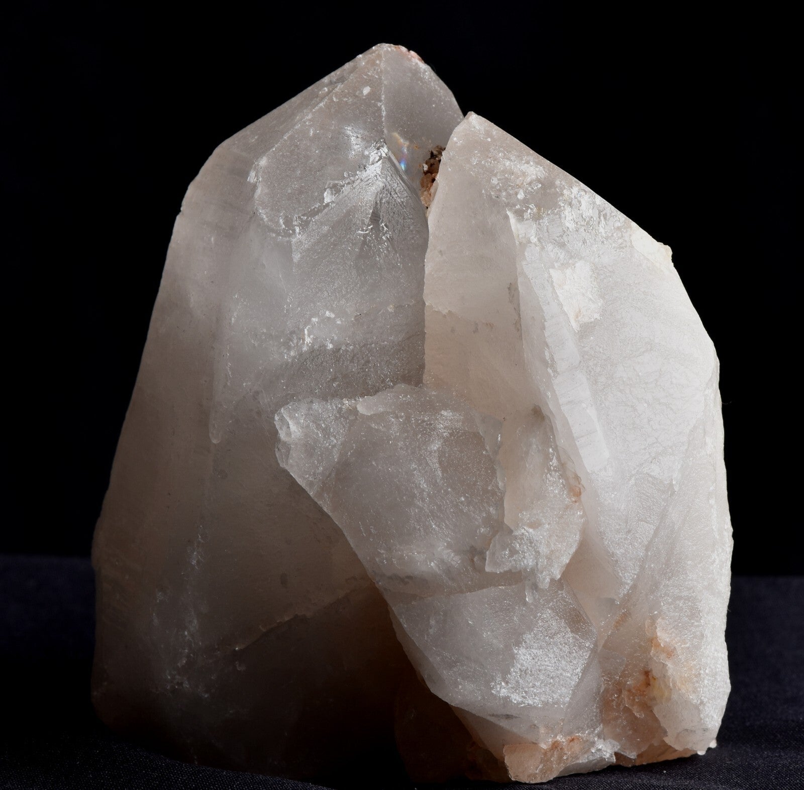 Himalayan lemurian quartz  tantrik twin with keys  self healed#7642