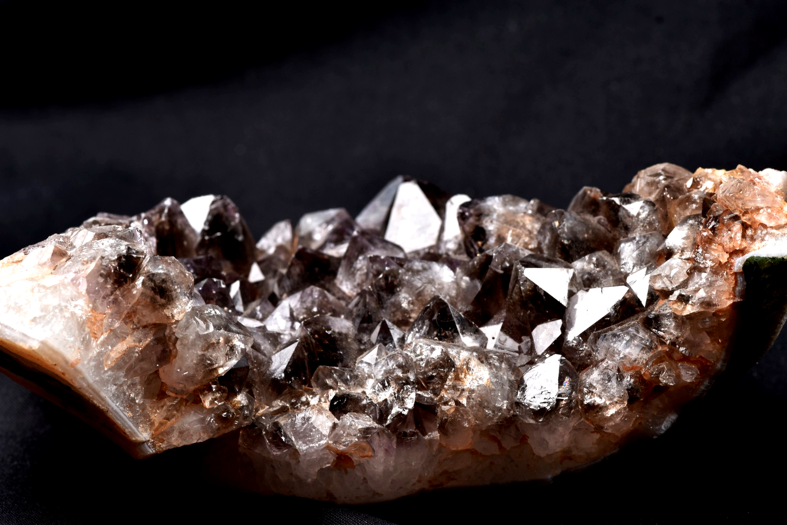 Rare Turkish  Dark  Amethyst Crystal Cluster Therapeutic Energy happiness # 8187