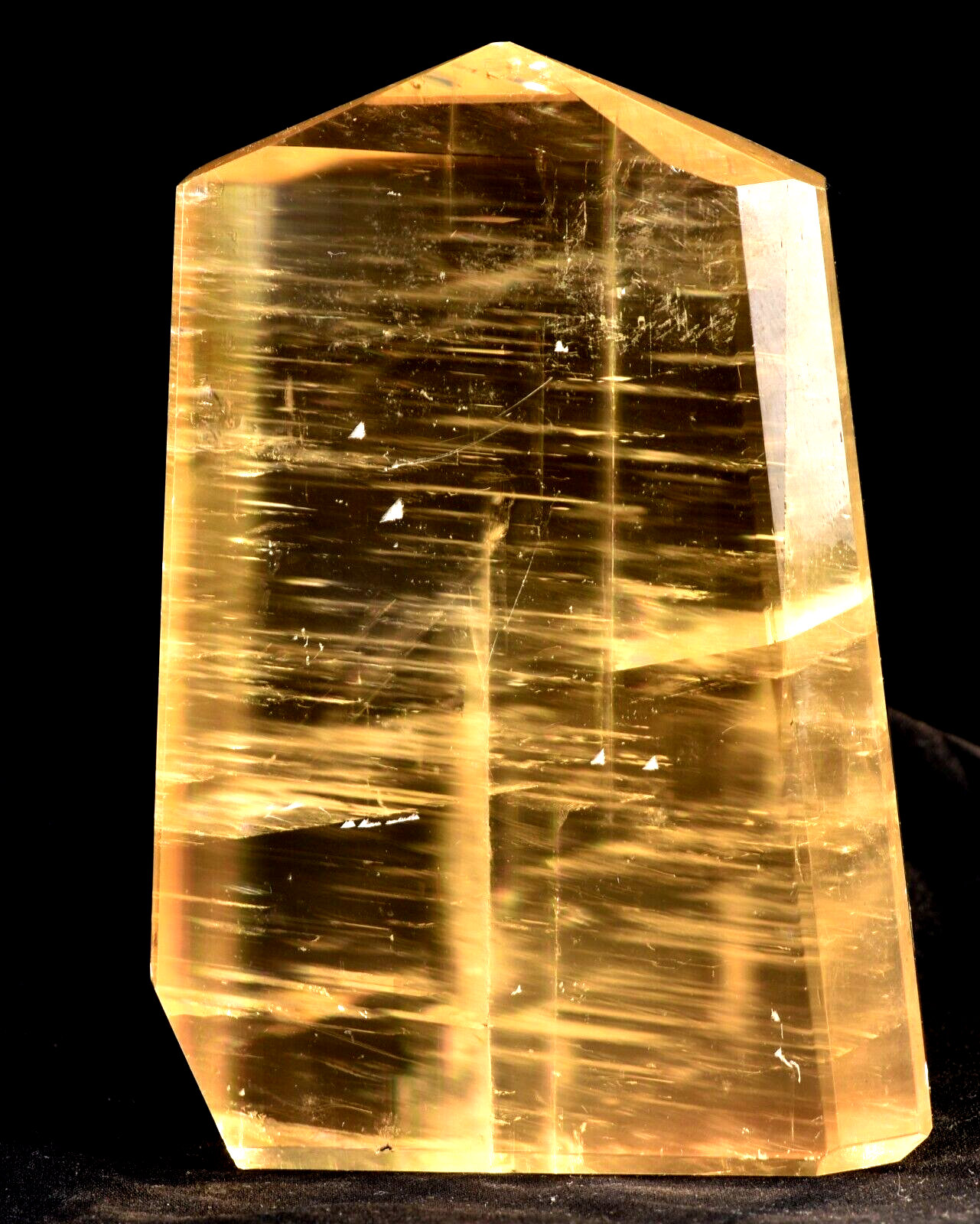 Calcite  Natural  creativity and imagination rainbow tower obelisk # 7526