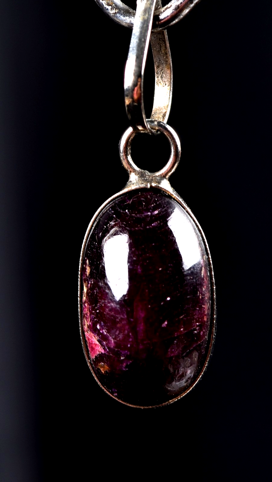 star ruby heart healer divine love boost energy  healing  pendant #8215