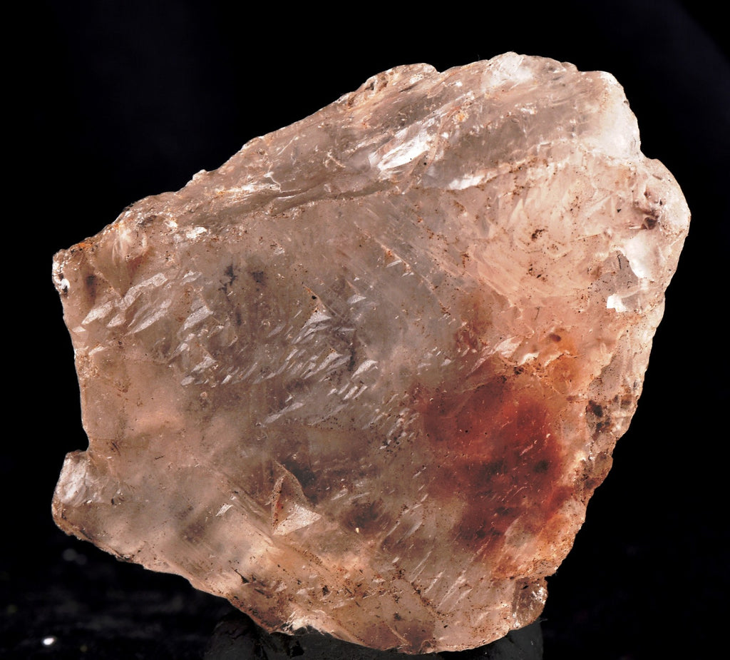 white Nirvana quartz with rare amethyst hue  Himalayan glacier  ice quartz 8242