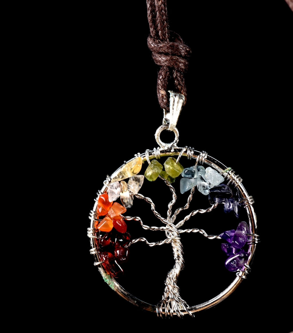 satyaloka quartz Multi gem Mystic pendant   infusion of divine fire,#7766