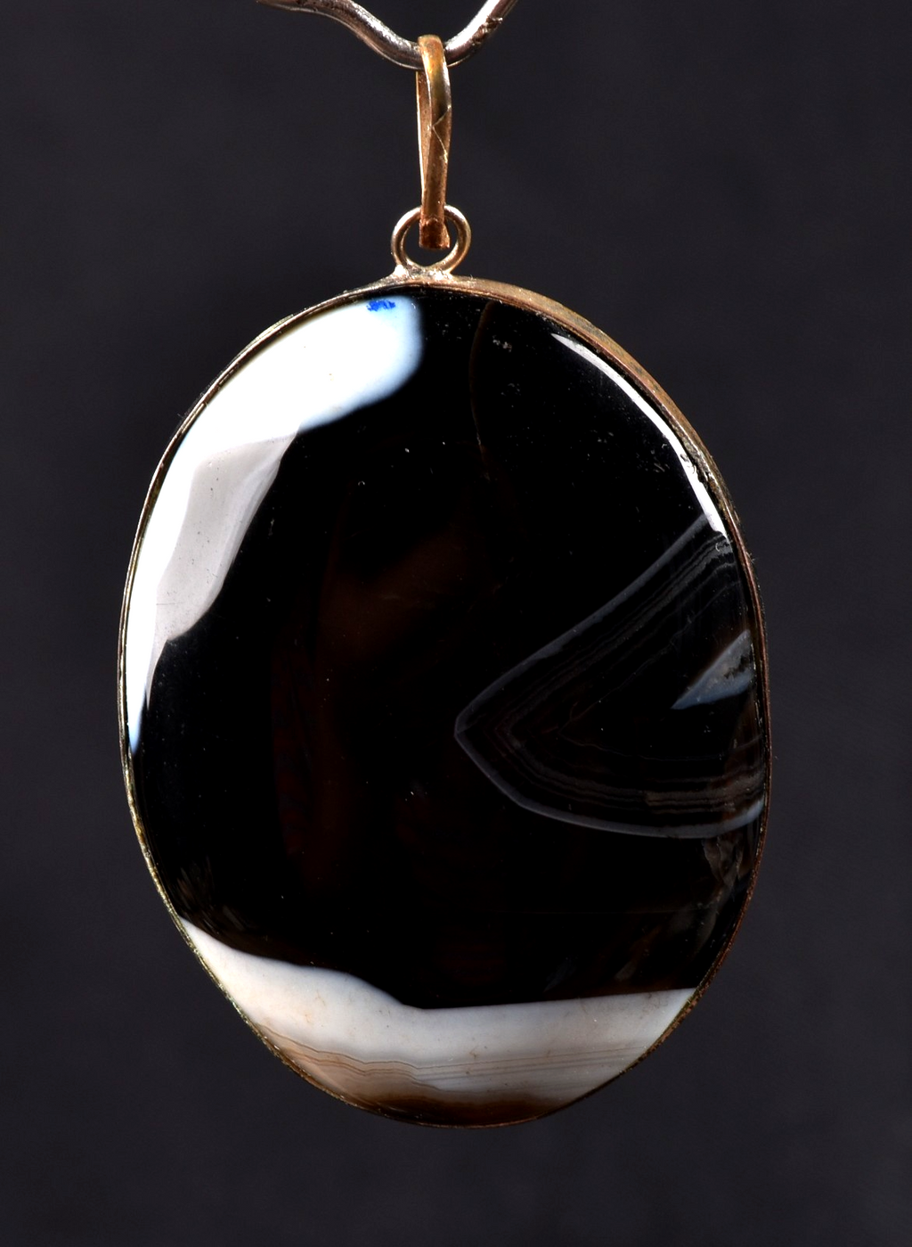 Sulemani ''evil eye'' mystic stone pendant  luck wealth protection shaman  #8217