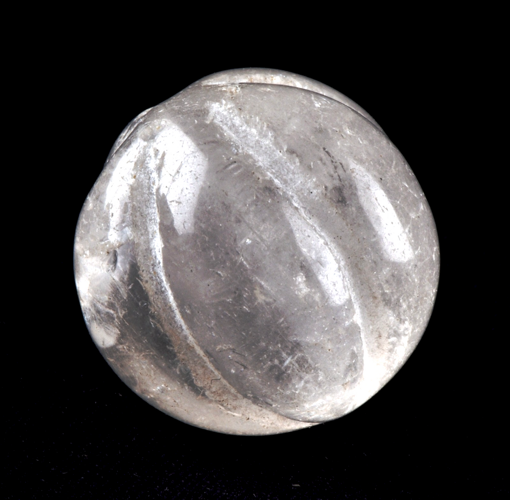 old Himalayan lemurian melon bead  essence of soul mate wisdom of Himalaya #8283