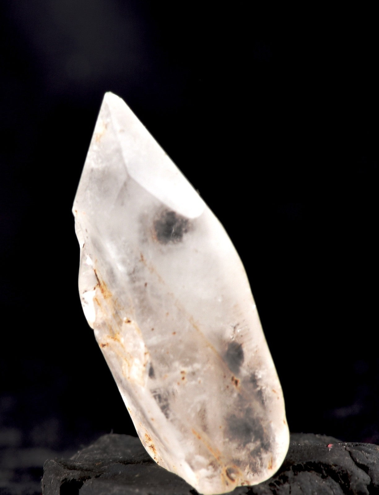 Satyaloka satyamani region quartz pointed quartz  synergy 12 crystal # 8238