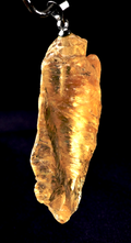 satyaloka  azeztulite quartz  synergy 12 high frequency  golden hue pendant#8259