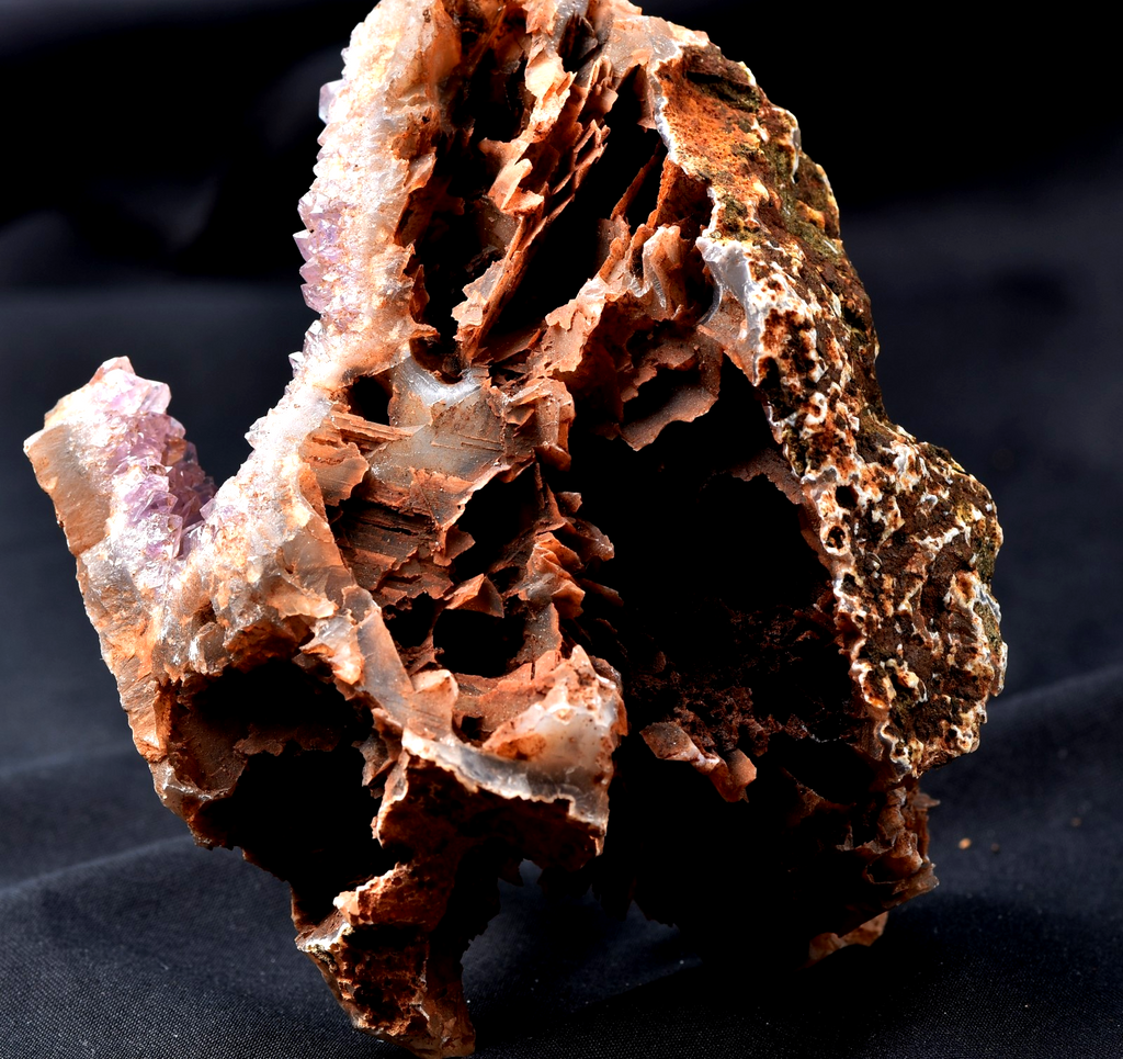 Amethyst pseudomorph   Far-infrared radiation negative ion emission  # 8186