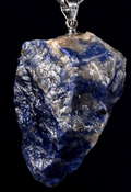 Sodalite-blue/purple pendant insight & mental enhancement, intuition #7902