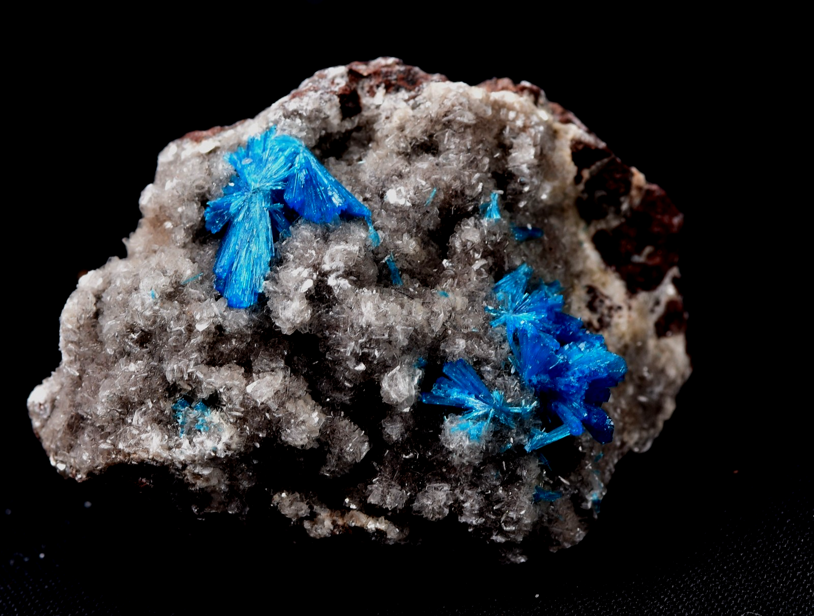 Pentagonite crystal  on heulandite base  third eye and crown chakra 8188