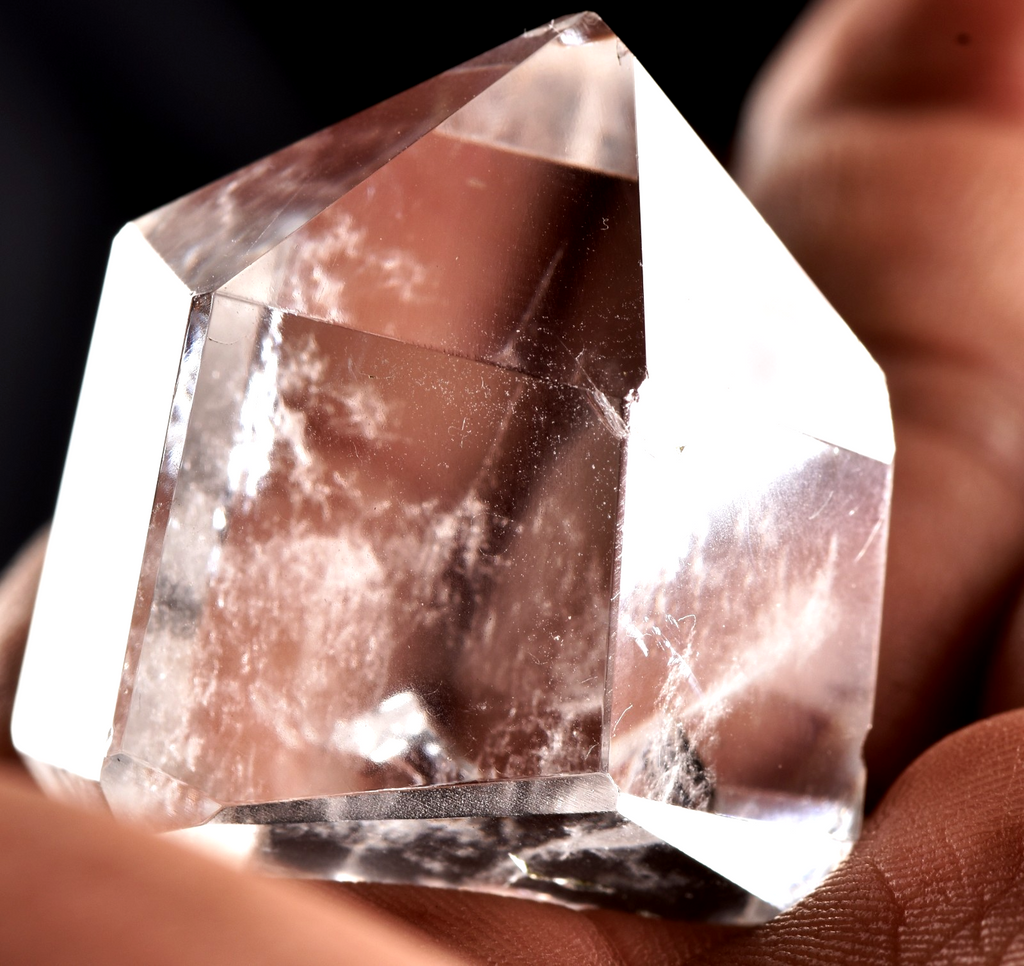 Himalayan manifestation    devic ,mirror  fairies scrying meditation quartz#8265