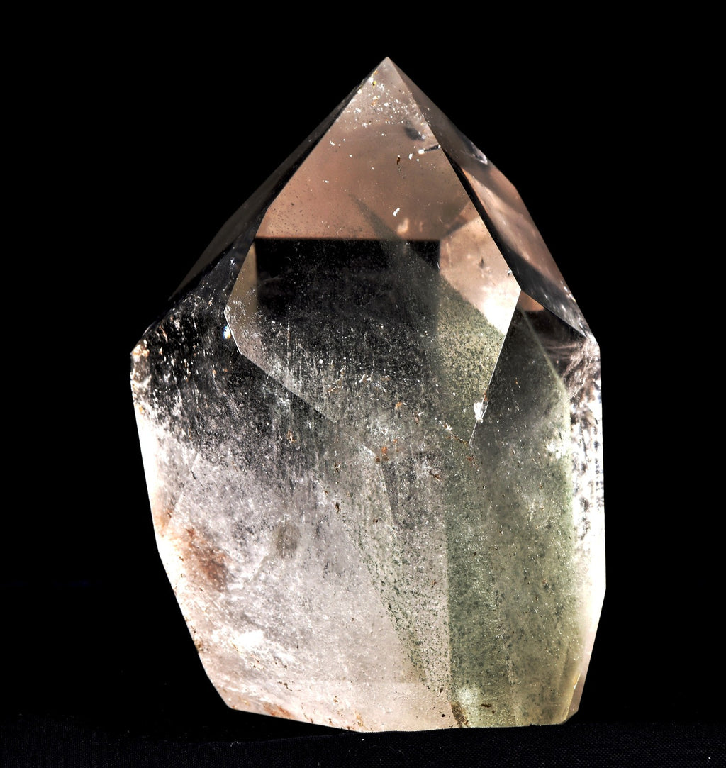 Himalayan  green chlorite phantom , detoxifying cleanse the aura, chakra #7929