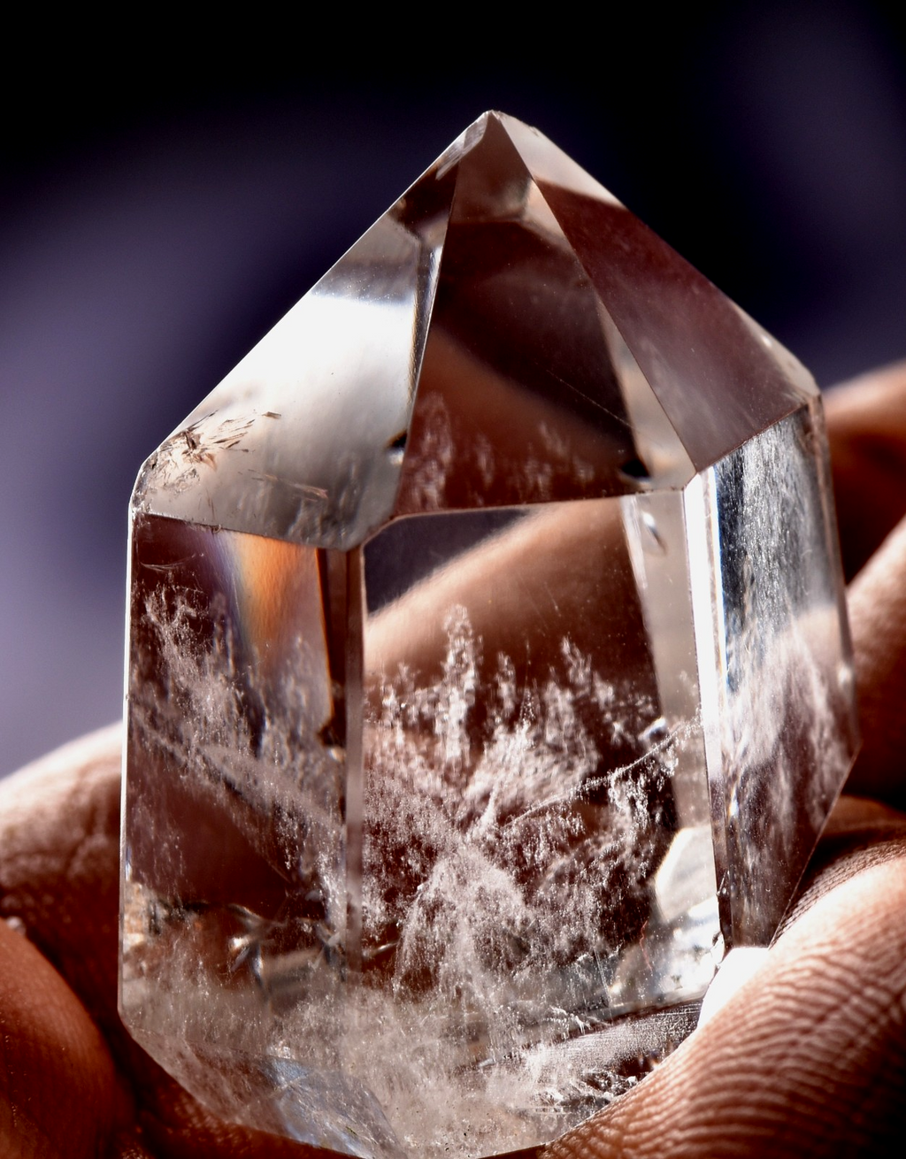 Himalayan manifestation    devic ,mirror  fairies scrying meditation quartz#8265