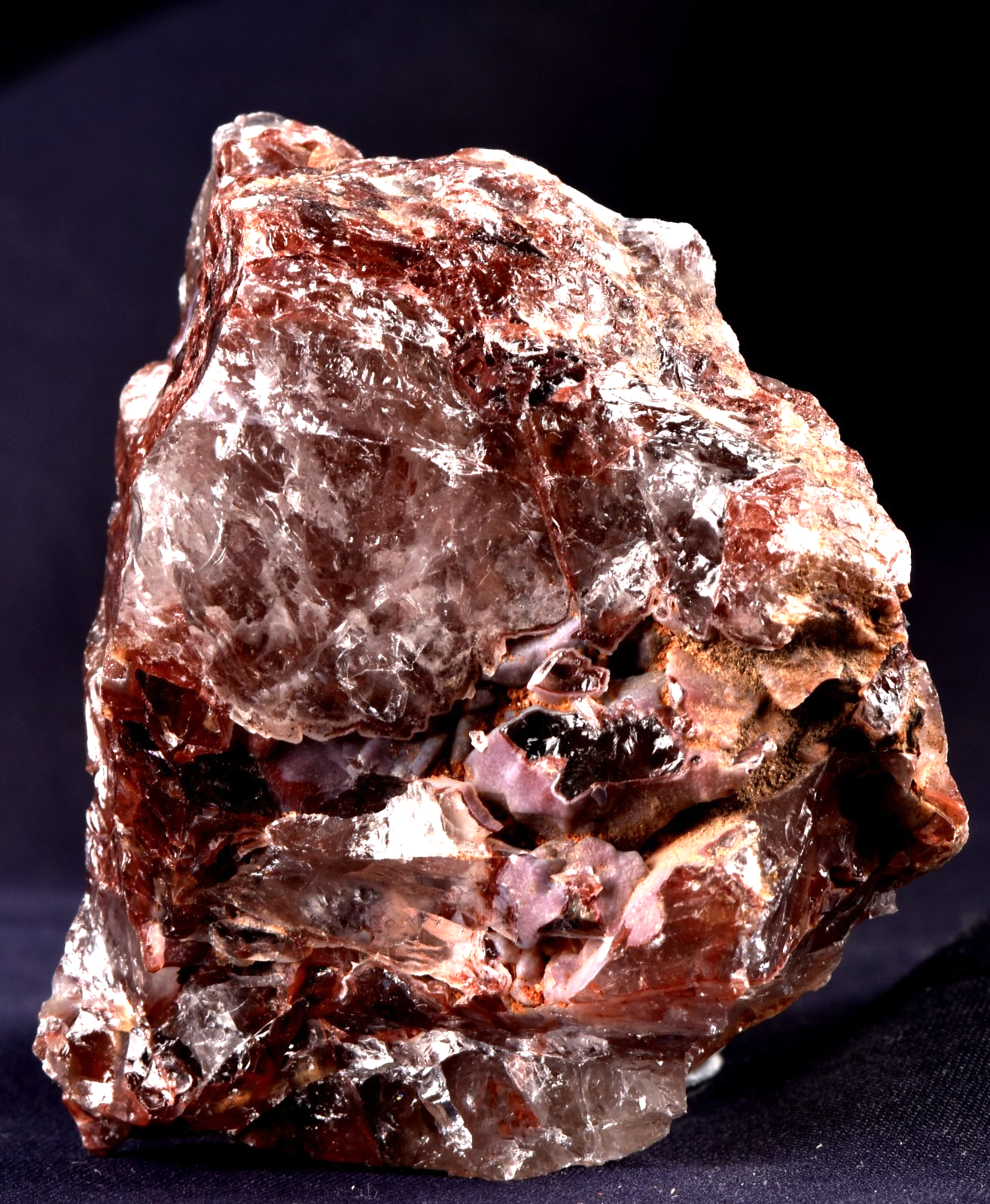 Himalayan Red Azeztullite  agnitite crystal  infusion of divine fire #8163