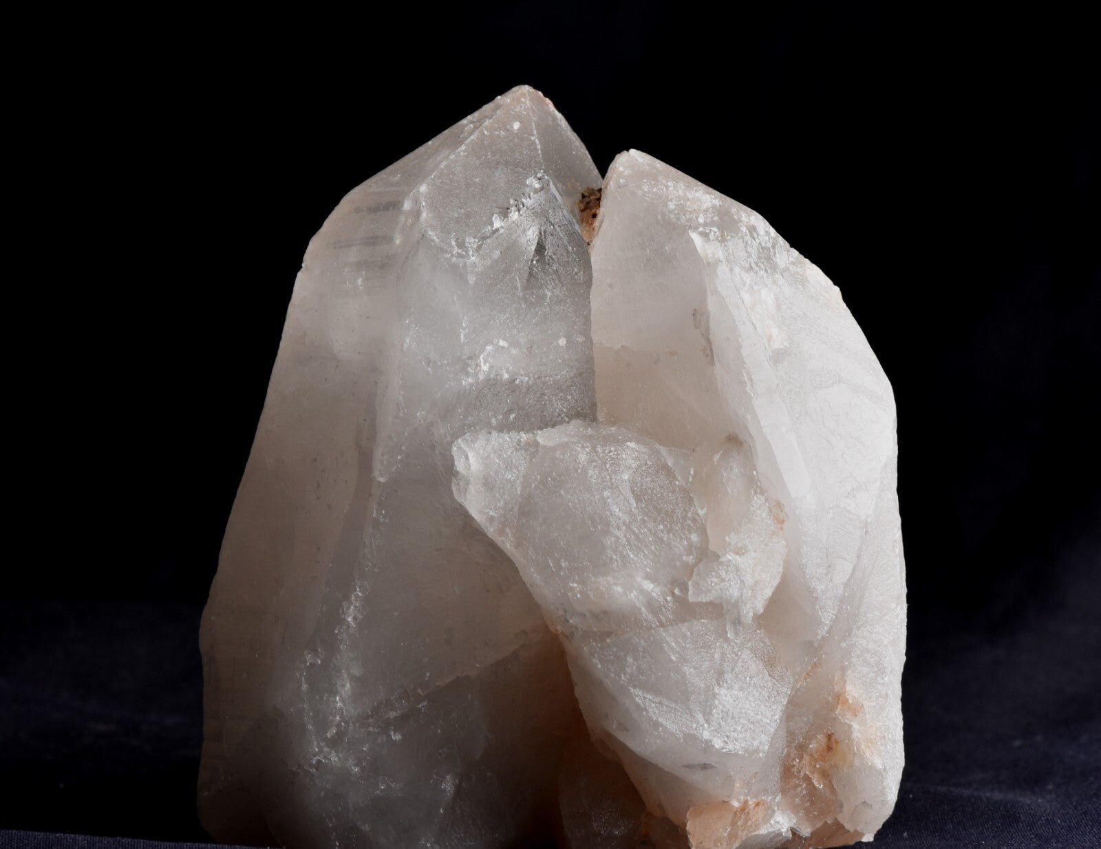 Himalayan lemurian quartz  tantrik twin with keys  self healed#7642