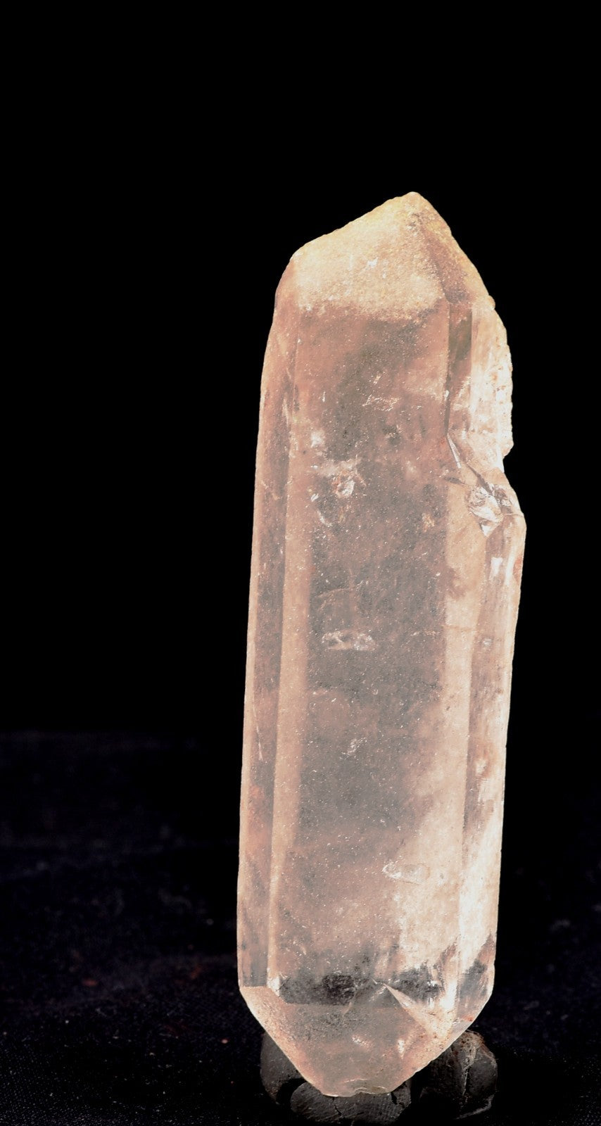 Himalayan pink  quartz , bridge, d.t ,keys scrying meditation  #7936