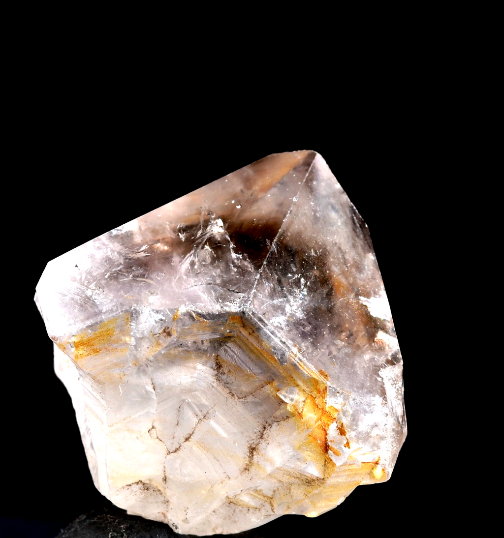 Satyaloka  quartz with smoky  hue synergy 12 high frequency quartz   #7966